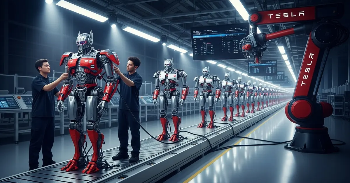 Robô Optimus da Tesla: Promessa Ameaçada por Atraso na Produção - IAUTOMATIZE Blog