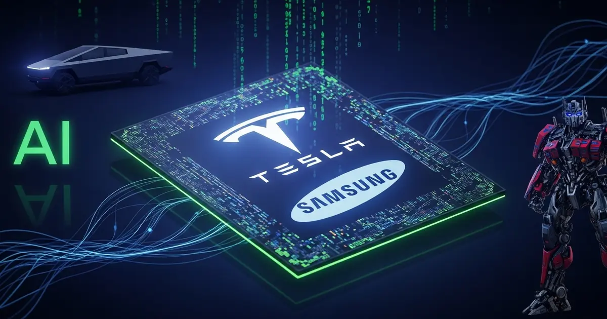 Tesla e Samsung: A Parceria de US$16.5B que Moldará o Futuro da IA - IAUTOMATIZE Blog