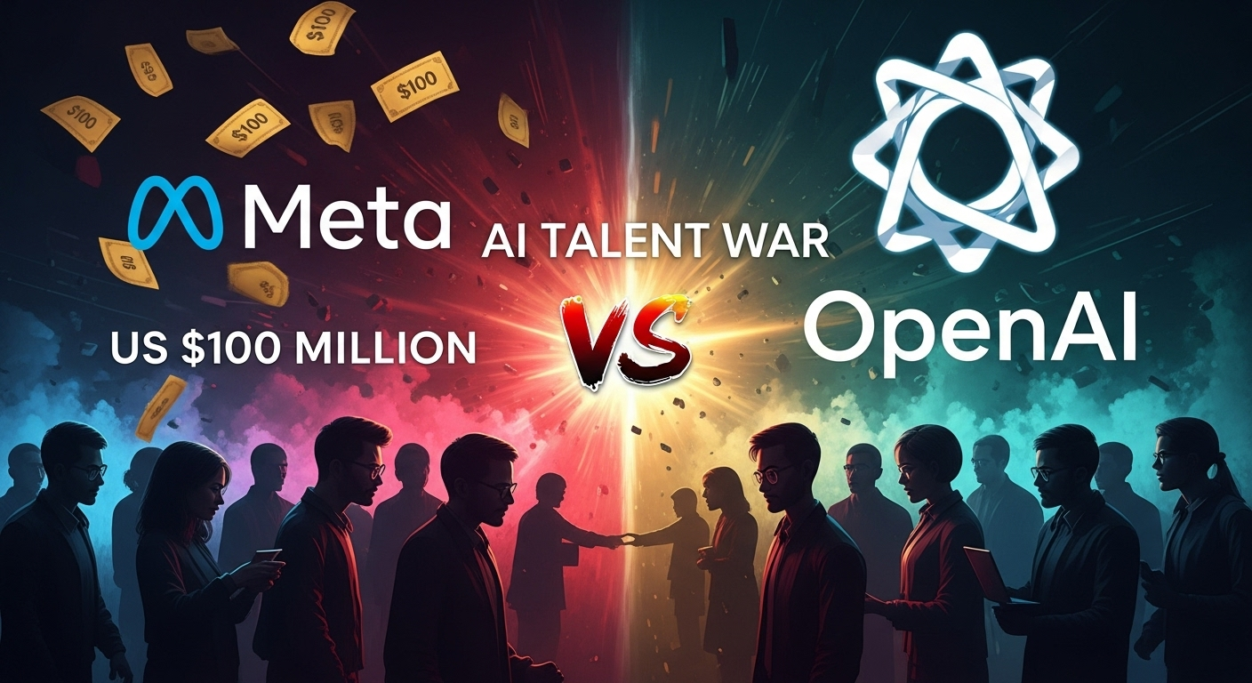 Guerra de Talentos em IA: Altman Afirma que Meta Falhou ao Tentar Seduzir Equipe da OpenAI com US$100M - IAUTOMATIZE Blog