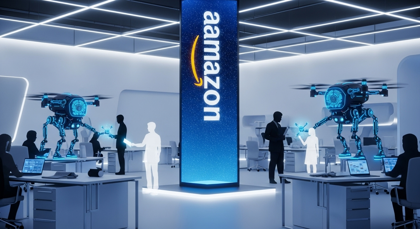 IA e Emprego na Amazon: Menos Vagas Corporativas no Horizonte? - IAUTOMATIZE Blog