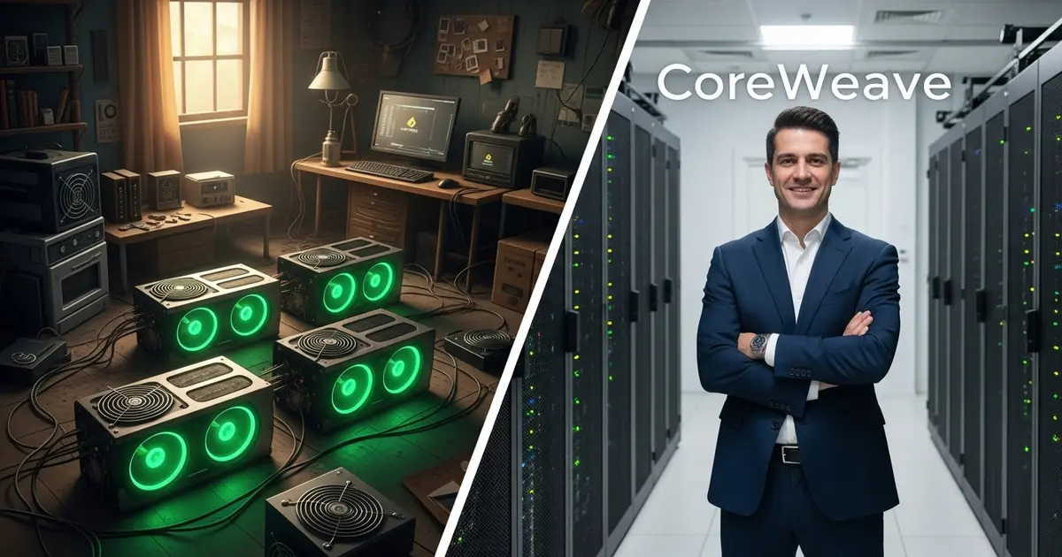 De Minerador de Cripto a Bilionário da IA: A Aposta Arriscada da CoreWeave - IAUTOMATIZE Blog