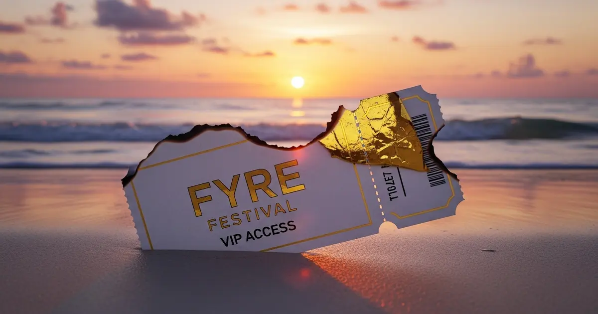 Imagem do artigo sobre a venda dos direitos do Fyre Festival