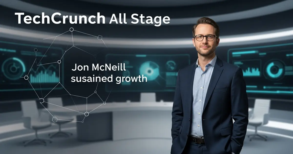 Imagem principal do artigo sobre Jon McNeill no TechCrunch All Stage