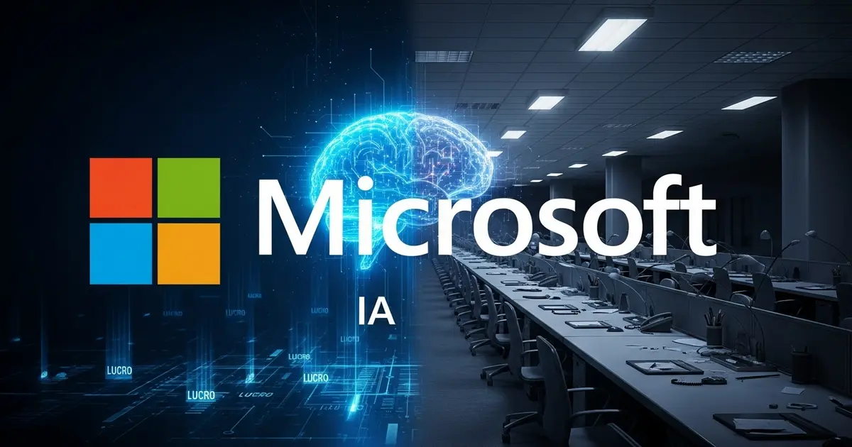 O Paradoxo da Microsoft: Economia de US$ 500 Milhões com IA e 9.000 Demissões - IAUTOMATIZE Blog