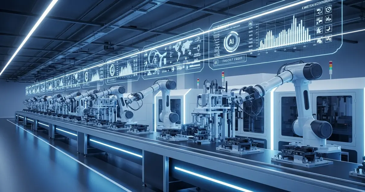 Produção Adaptativa: A Revolução das Fábricas Inteligentes com IA - IAUTOMATIZE Blog