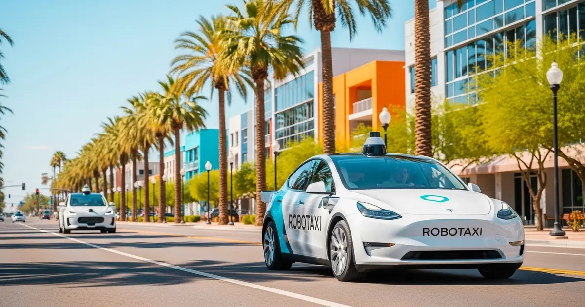 Robotaxi da Tesla Mira Arizona: Desafio Direto à Waymo em Phoenix - IAUTOMATIZE Blog