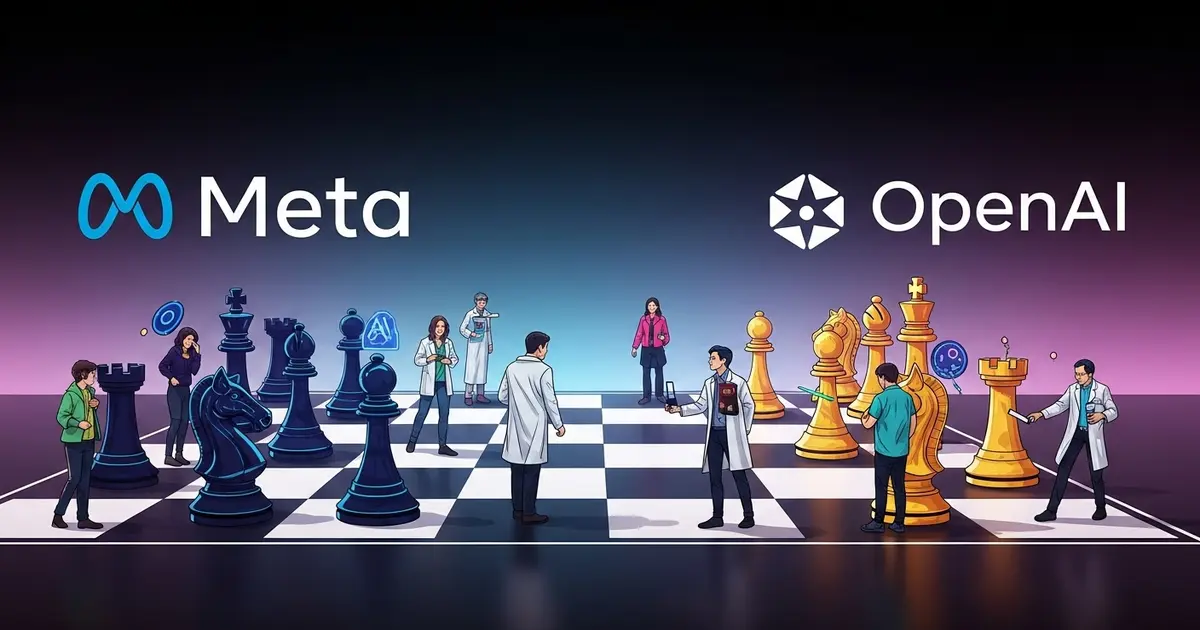 Talentos IA: Meta Contrata Trio da OpenAI e Aquece Disputa - IAUTOMATIZE Blog