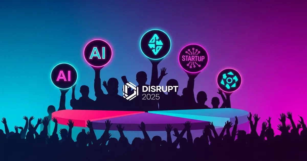 Imagem principal do artigo sobre o TechCrunch Disrupt 2025.